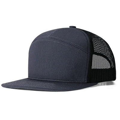Προσαρμοσμένο λογότυπο 7 Πάνελ Καπάκι Wholesale Mesh Trucker Καπέλα