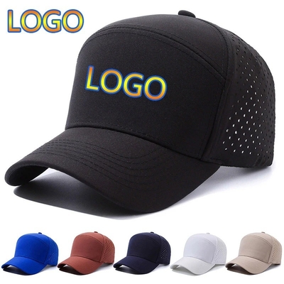 Προσαρμοσμένο λογότυπο Laser Cut Hole Baseball Cap Perforated Waterproof Sports Caps Καπέλο