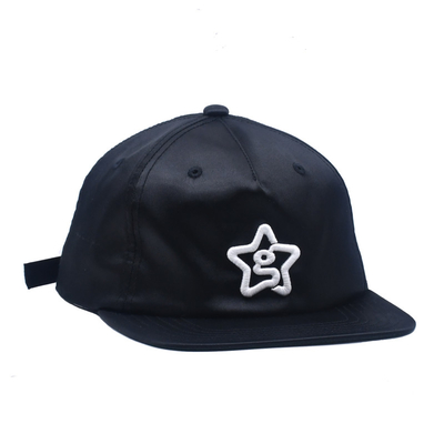 Υψηλής ανθεκτικότητας μη δομημένα καπάκια Snapback με δομημένο στέμμα