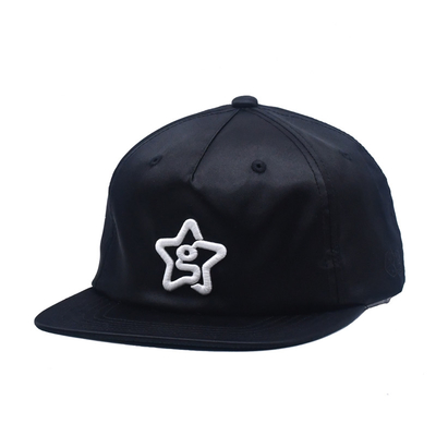 Υψηλής ανθεκτικότητας μη δομημένα καπάκια Snapback με δομημένο στέμμα