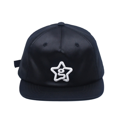 Υψηλής ανθεκτικότητας μη δομημένα καπάκια Snapback με δομημένο στέμμα