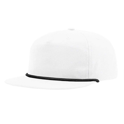 Υψηλής ποιότητας Flat Brim Hip Hop Καπέλα Custom Gorras 5 Πέντε Πίνακα σχοινί Richardson Snapback Cap Καπέλο για άνδρες