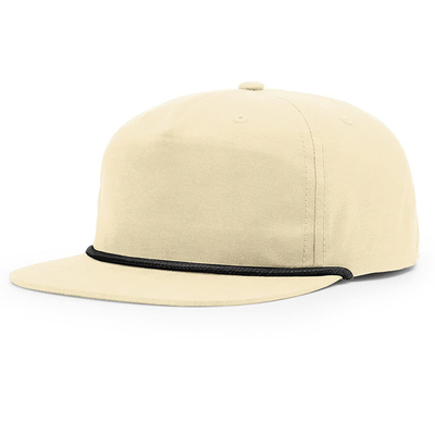 Υψηλής ποιότητας Flat Brim Hip Hop Καπέλα Custom Gorras 5 Πέντε Πίνακα σχοινί Richardson Snapback Cap Καπέλο για άνδρες