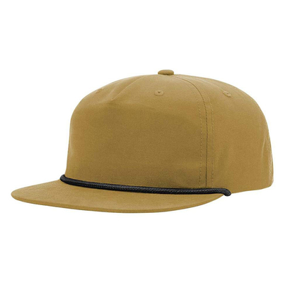 Υψηλής ποιότητας Flat Brim Hip Hop Καπέλα Custom Gorras 5 Πέντε Πίνακα σχοινί Richardson Snapback Cap Καπέλο για άνδρες