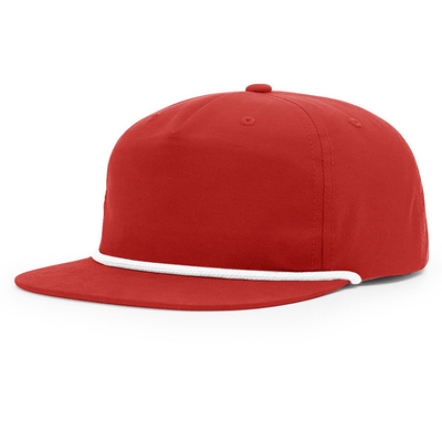Υψηλής ποιότητας Flat Brim Hip Hop Καπέλα Custom Gorras 5 Πέντε Πίνακα σχοινί Richardson Snapback Cap Καπέλο για άνδρες