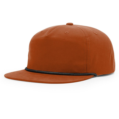 Υψηλής ποιότητας Flat Brim Hip Hop Καπέλα Custom Gorras 5 Πέντε Πίνακα σχοινί Richardson Snapback Cap Καπέλο για άνδρες