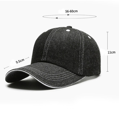 Ενισχυμένα ράμματα 6 Πίνακας Baseball Cap με υψηλό προφίλ στέμμα και μη δομημένο σχέδιο