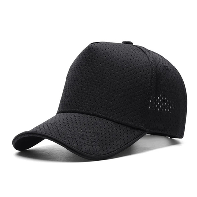 Προσαρμοσμένο 5 Panel Mesh Baseball Cap εξωτερικό αναπνευστικό High Crown Blank Trucker Mesh Hat