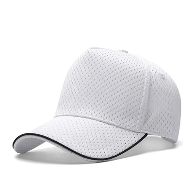 Προσαρμοσμένο 5 Panel Mesh Baseball Cap εξωτερικό αναπνευστικό High Crown Blank Trucker Mesh Hat