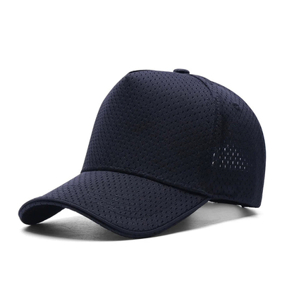 Προσαρμοσμένο 5 Panel Mesh Baseball Cap εξωτερικό αναπνευστικό High Crown Blank Trucker Mesh Hat