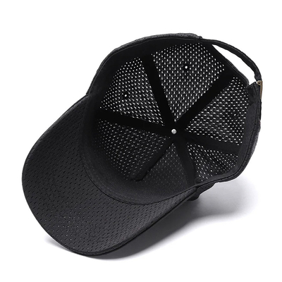 Προσαρμοσμένο 5 Panel Mesh Baseball Cap εξωτερικό αναπνευστικό High Crown Blank Trucker Mesh Hat