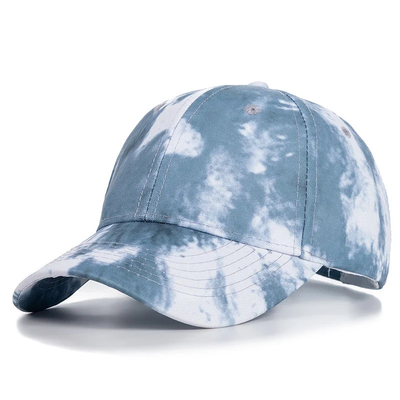 Προσαρμοσμένη μόδα Hip Hop 6 Panel Tie Dye Baseball Hat Cap High Crown Irregular Print Baseball Hats (Καπέλα του Μπέιζμπολ με υψηλό στέμμα)
