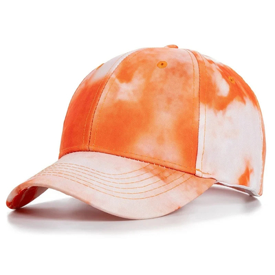 Προσαρμοσμένη μόδα Hip Hop 6 Panel Tie Dye Baseball Hat Cap High Crown Irregular Print Baseball Hats (Καπέλα του Μπέιζμπολ με υψηλό στέμμα)