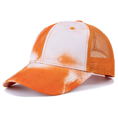 Προσαρμοσμένη μόδα Hip Hop 6 Panel Tie Dye Baseball Hat Cap High Crown Irregular Print Baseball Hats (Καπέλα του Μπέιζμπολ με υψηλό στέμμα)