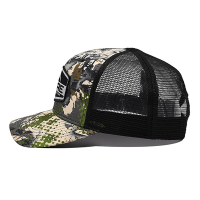 Προσαρμοσμένο λογότυπο Mesh Back Trucker Hat Wholesale 6 Panel Καμουφλάζ Trucker Cap Προσαρμοσμένο