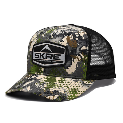 Προσαρμοσμένο λογότυπο Mesh Back Trucker Hat Wholesale 6 Panel Καμουφλάζ Trucker Cap Προσαρμοσμένο