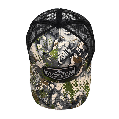 Προσαρμοσμένο λογότυπο Mesh Back Trucker Hat Wholesale 6 Panel Καμουφλάζ Trucker Cap Προσαρμοσμένο