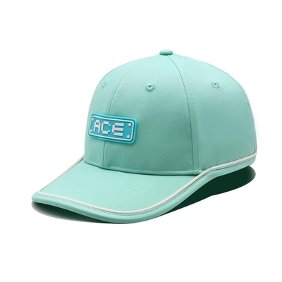 OEM Custom Ace Rubber Patch Pvc Logo Baseball Cap 6 Πίνακας Αθλητικά Καπέλα Καπέλα