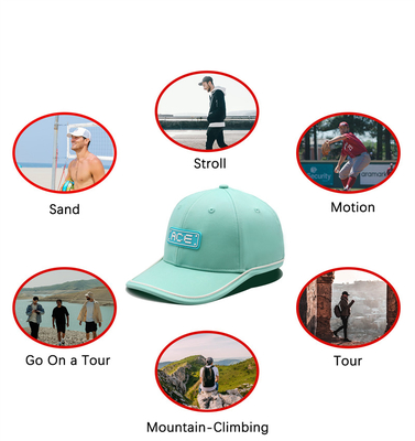 OEM Custom Ace Rubber Patch Pvc Logo Baseball Cap 6 Πίνακας Αθλητικά Καπέλα Καπέλα