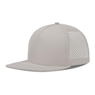 Γρήγορο ξηρό λέιζερ Γκολφ Performance Snapback Καπέλο Perforated Flat Brim Καπέλο
