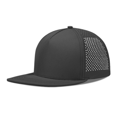 Γρήγορο ξηρό λέιζερ Γκολφ Performance Snapback Καπέλο Perforated Flat Brim Καπέλο