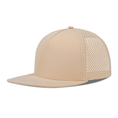 Γρήγορο ξηρό λέιζερ Γκολφ Performance Snapback Καπέλο Perforated Flat Brim Καπέλο
