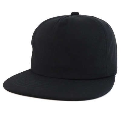 Προσαρμοσμένο Plain 5 Panel Snapback Cap Ρυθμικό Μη Διαρθρωμένο Snapback Hat Wholesale