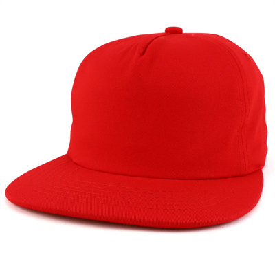 Προσαρμοσμένο Plain 5 Panel Snapback Cap Ρυθμικό Μη Διαρθρωμένο Snapback Hat Wholesale