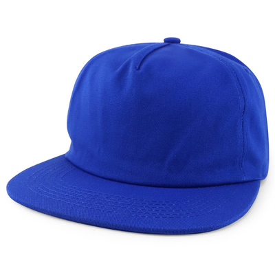 Προσαρμοσμένο Plain 5 Panel Snapback Cap Ρυθμικό Μη Διαρθρωμένο Snapback Hat Wholesale