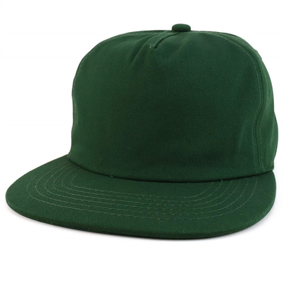 Προσαρμοσμένο Plain 5 Panel Snapback Cap Ρυθμικό Μη Διαρθρωμένο Snapback Hat Wholesale