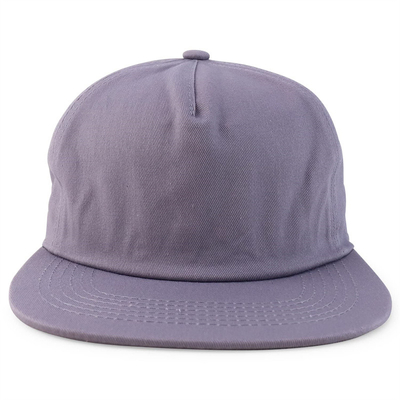 Προσαρμοσμένο Plain 5 Panel Snapback Cap Ρυθμικό Μη Διαρθρωμένο Snapback Hat Wholesale