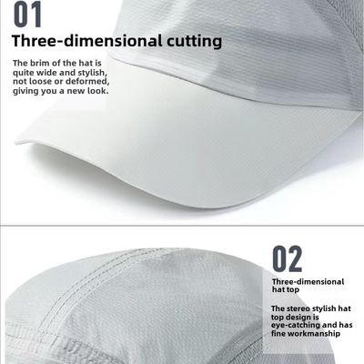 Αδόμητο Ρυθμιζόμενο Αθλητικό Καπέλο Προσαρμοσμένο Ελαφρύ Καπέλο για Τρέξιμο για Άνδρες & Γυναίκες