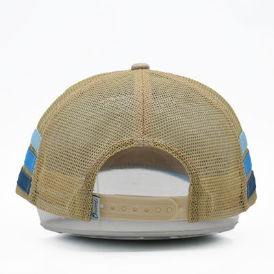 Υψηλής ποιότητας Custom Australia Trucker Cap 100% βαμβάκι με πλευρική λωρίδα Έμβρυο λογότυπο Σχεδιάστε το δικό σας μοναδικό στυλ Truck Hat