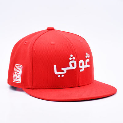 Χονδρικός εξατομικευμένος 3D κεντήματα Gorra Baseball Snapback Sports Cap εξωτερική επίπεδη άκρη 6 πίνακα Snapback Caps