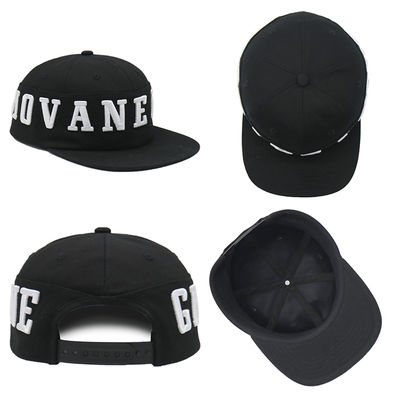 Υψηλής Ποιότητας 6 Panel Flat Brim Hip Hop Καπέλο Snapback Hat Custom 3D Embroidered Snapback Cap Προμηθευτής