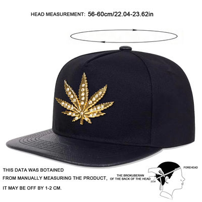 Νέο ενήλικες 6 Πίνακας Snapback Cap Custom Δύο τόνοι επίπεδη άκρη Snapback Cap
