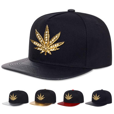 Νέο ενήλικες 6 Πίνακας Snapback Cap Custom Δύο τόνοι επίπεδη άκρη Snapback Cap