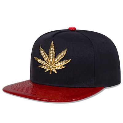 Νέο ενήλικες 6 Πίνακας Snapback Cap Custom Δύο τόνοι επίπεδη άκρη Snapback Cap