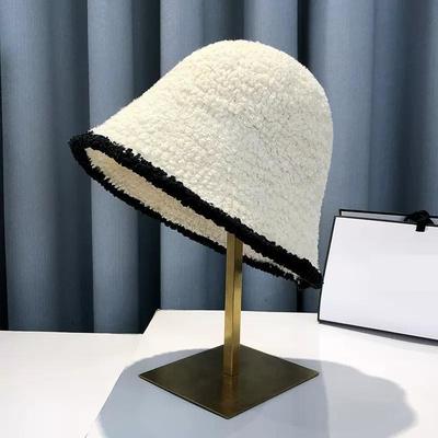 Custom Bucket Hat Women Winter Knitted Casual Keep Warm Fishing Hat Female Thick Warm Fashion Design Korean Winter Cap