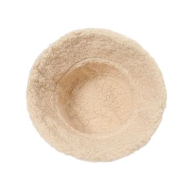 Custom Fall Winter New Fisherman's Corduroy Bucket Hat Custom Thickened Lamb Wool Japanese Fashion Warm Street Basin Hat Cap