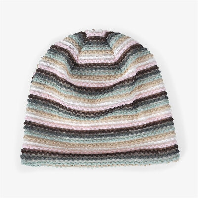 Κοστούμι Υψηλής Ποιότητας Κυρίες Στριφοειδείς Μανικετάκια Στυλ Slouchy Skullies Αθλητικά Κεπάκια Χειμερινών Εξωτερικά Χωρίς Μανικέτες Μανικέτα