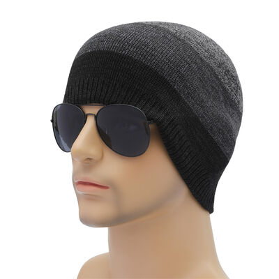 Μπουφάν Unisex Παγκόσμιο Μέγεθος Χειμερινό Ζεστό Πλεκτό Καπέλο Για Άντρες Γυναίκες Custom Logo Μπουφάν Wholesale