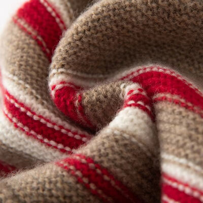 Υψηλής ποιότητας κασμίρινο καπέλο με ράβδους χονδρική χειμερινή καπέλο καπέλο custom logo