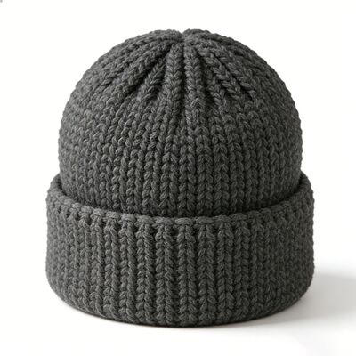 Προσαρμοσμένο λογότυπο Unisex Knit Beanie Hat με υψηλής ποιότητας ακρυλικό για χειμερινή ζεστασιά και στυλ