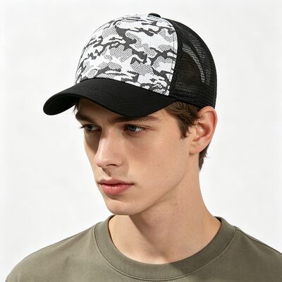 Υψηλό προφίλ καπέλο φορτηγού ρυθμιζόμενο snapback αναπνευστικό πλέγμα σχεδιασμό τέλειο για όλες τις εποχές εξωτερικές και εσωτερικές δραστηριότητες