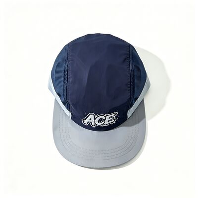 Unisex 5 Panel Camper Hat Μεσαίο μήκος άκρου Αντιδιαστολή ράψιμο Ελαφρύ βάρος ανθεκτικό Κατάλληλο για καθημερινή και εξωτερική χρήση