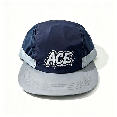 Unisex 5 Panel Camper Hat Μεσαίο μήκος άκρου Αντιδιαστολή ράψιμο Ελαφρύ βάρος ανθεκτικό Κατάλληλο για καθημερινή και εξωτερική χρήση