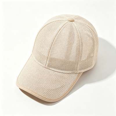 Υψηλό προφίλ 6 Panel Baseball Cap Μαύρο πλύσιμο χεριών Φροντίδα Αναπνευστικό ύφασμα Κρατά το κεφάλι δροσερό κατά τη διάρκεια της σωματικής δραστηριότητας