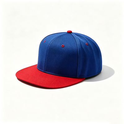 Βαμβακερά καπέλα Snapback με επίπεδο γείσο Προσαρμοσμένο λογότυπο με ανθεκτικό ύφασμα, ιδανικό για αθλητικές εκδηλώσεις Urban Fashion και Casual