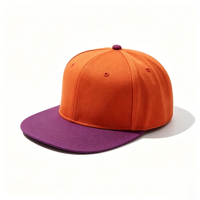 Βαμβακερά καπέλα Snapback με επίπεδο γείσο Προσαρμοσμένο λογότυπο με ανθεκτικό ύφασμα, ιδανικό για αθλητικές εκδηλώσεις Urban Fashion και Casual